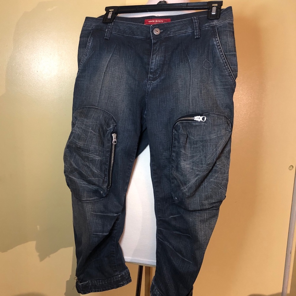 Miss Sixty Navy Denim Jeans. Low Rise size 26